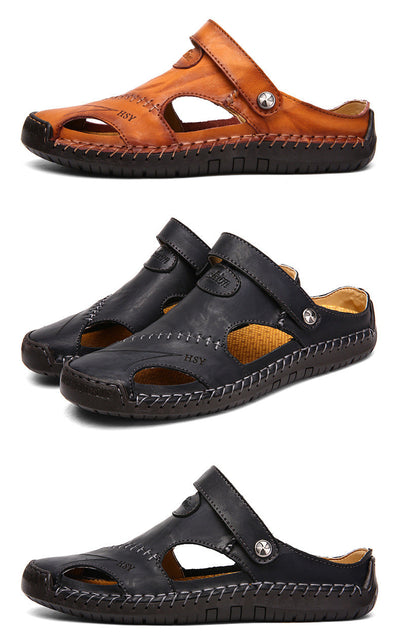 Bryan | Orthopaedic Leather Sandals