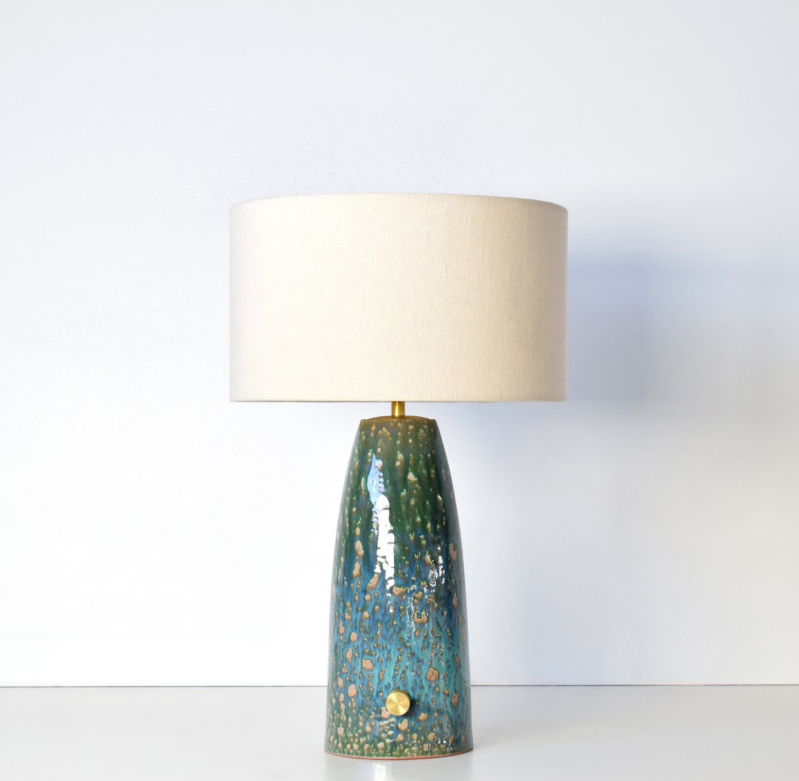 Farol - Handmade Dimmable Ceramic Glazed Table Lamp DeBarro De Barro